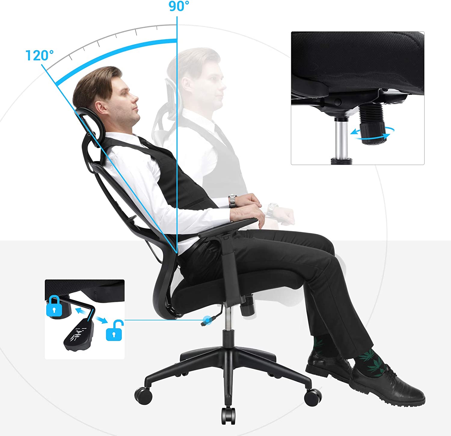 Bureaustoel Ares