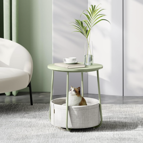 MAZAZU Bijzettafel Groen Ossyra