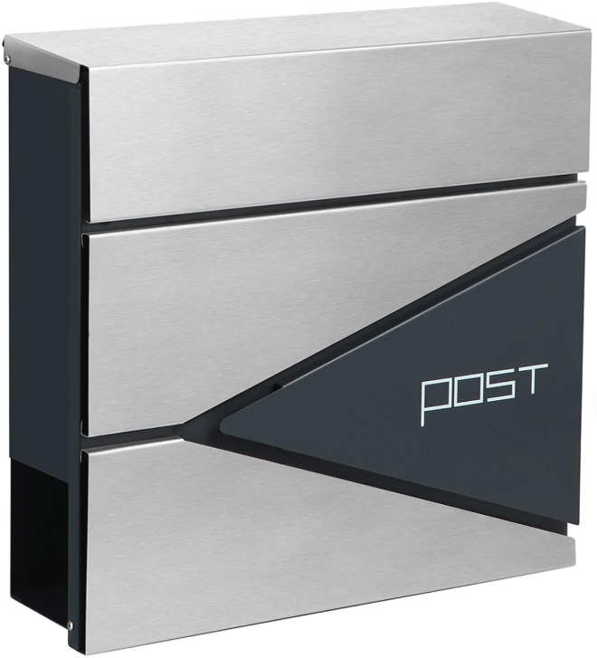 SONGMICS Brievenbus Grijs - Bonita