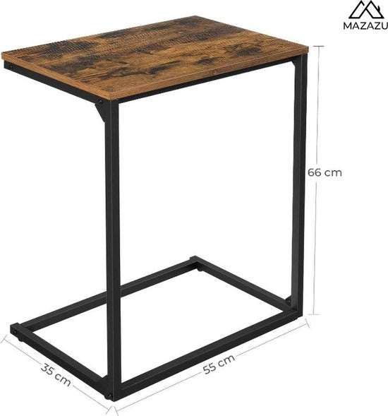 Industriële bijzettafel Ava