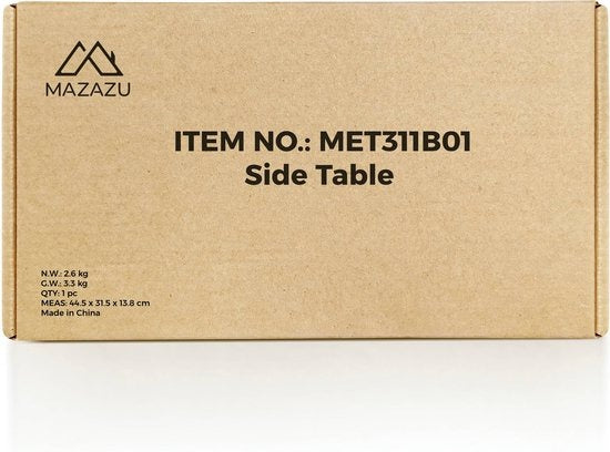 Industriële bijzettafel Ivo