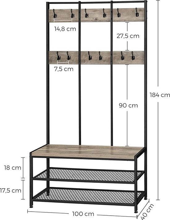 Industriële kapstok Lubbert