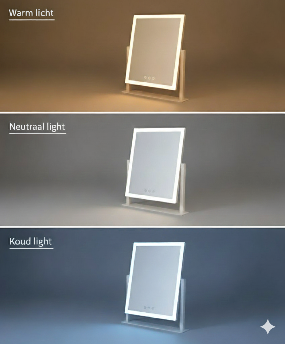 OMNIEXA Hollywood Spiegel Chantally - 30x30cm