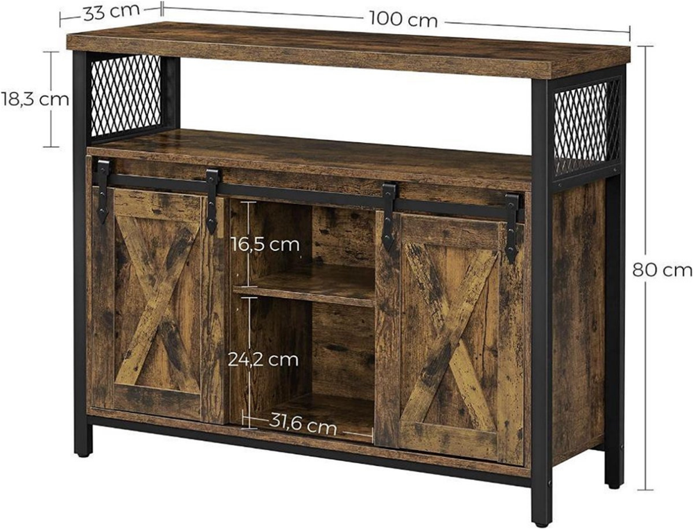 Industrieel dressoir Noëlle