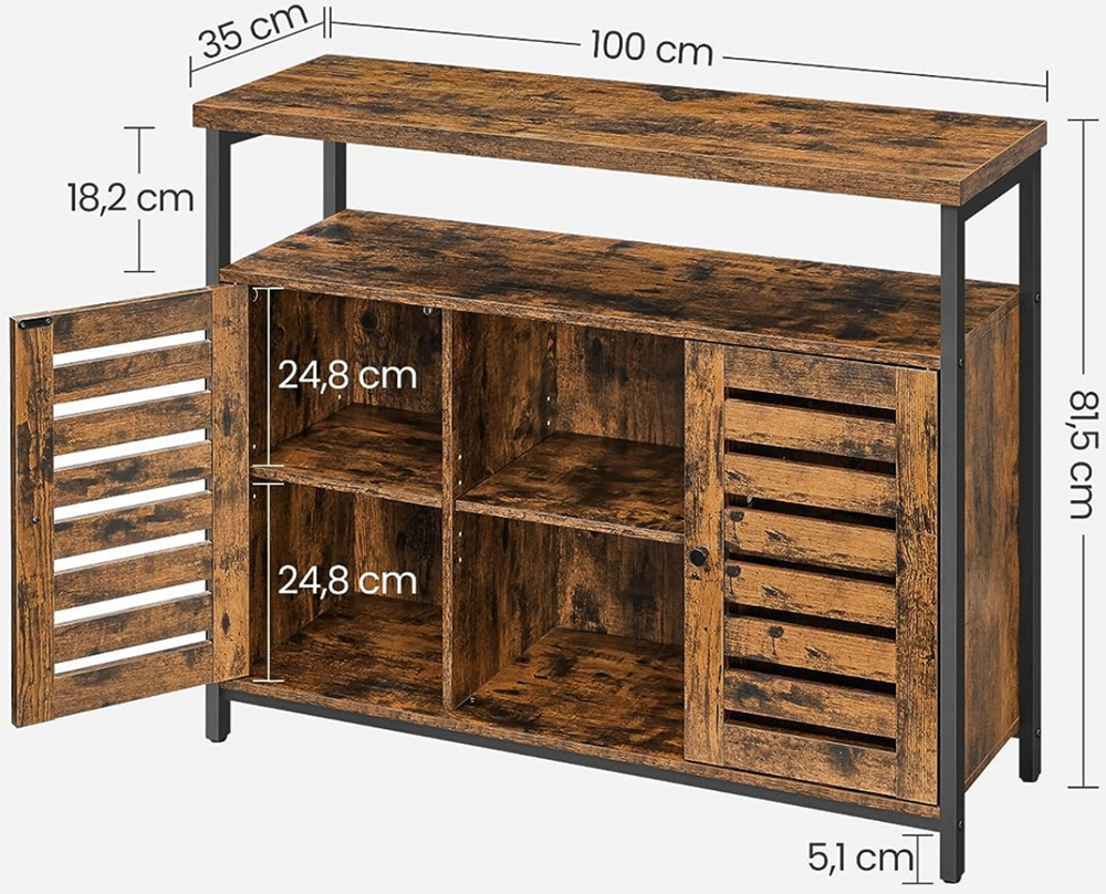 Industrieel dressoir Sofie