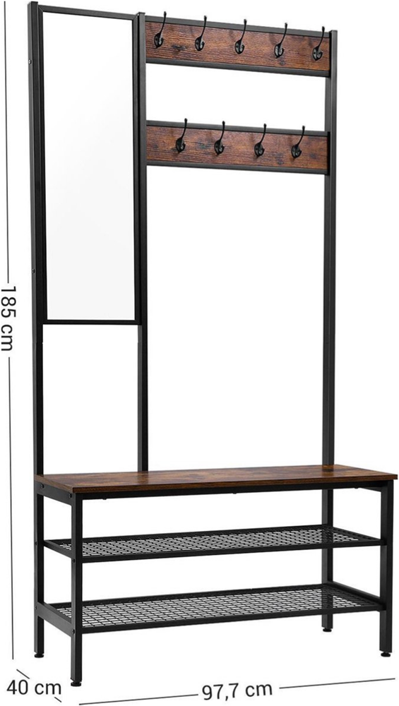 Industrieel garderoberek Gabriëlla