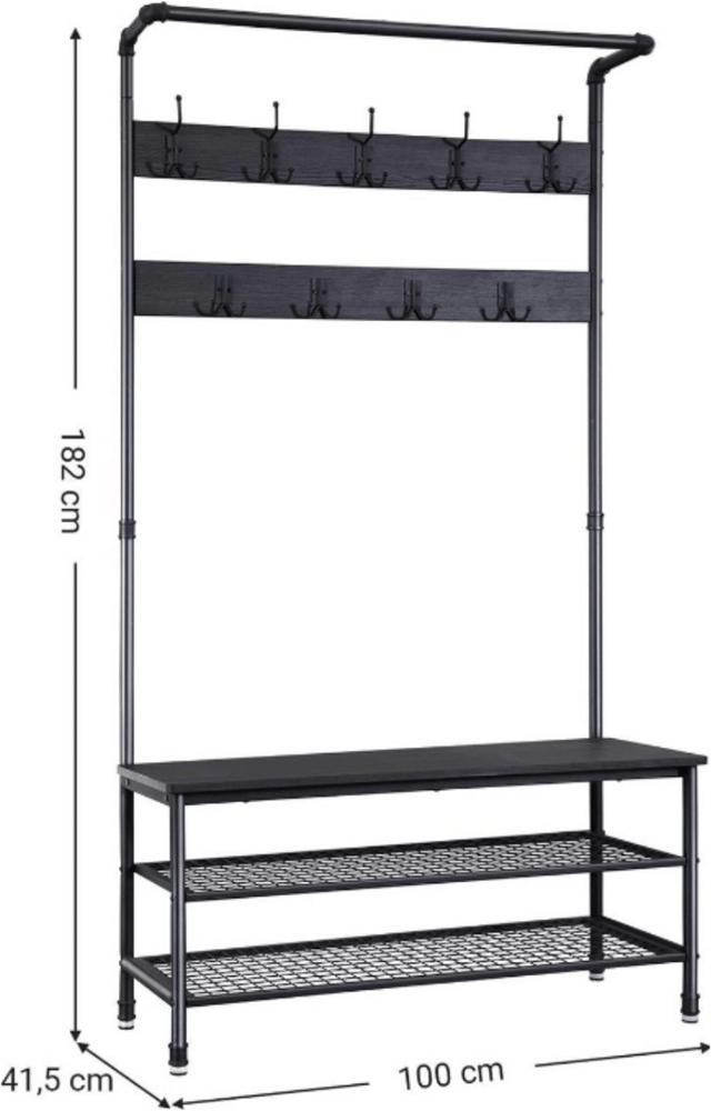 Industrieel garderoberek Nova