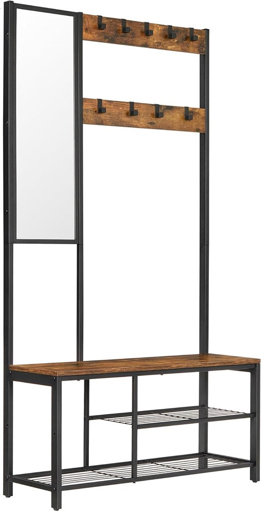 Industrieel garderoberek Opal