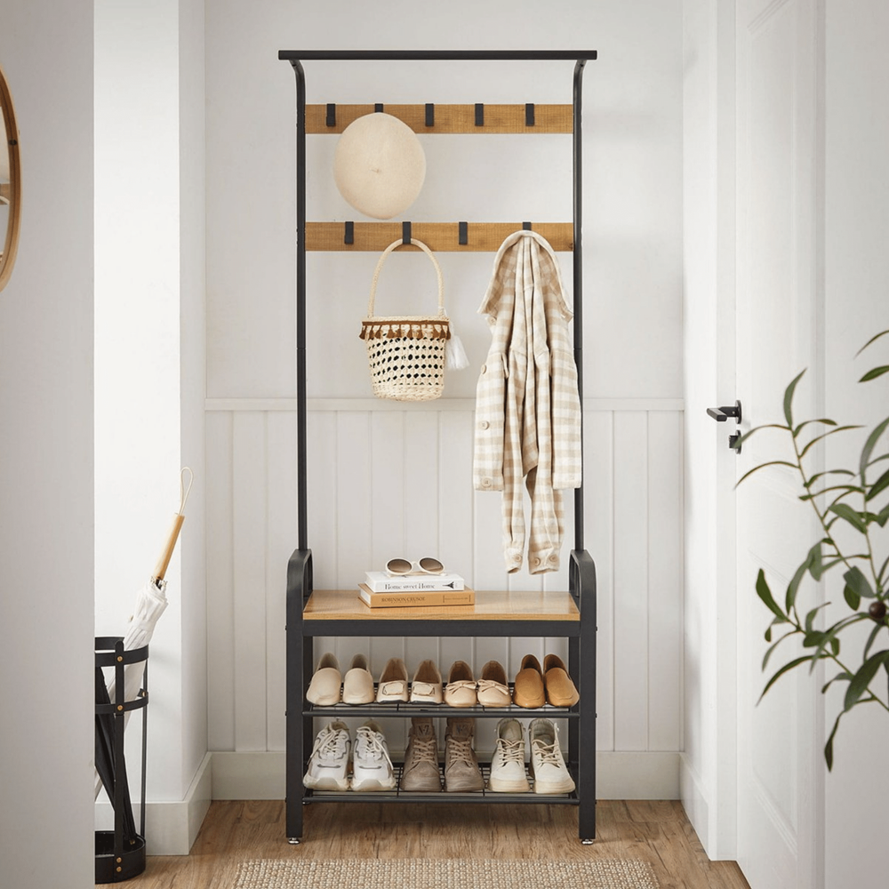 Industrieel garderoberek Rose