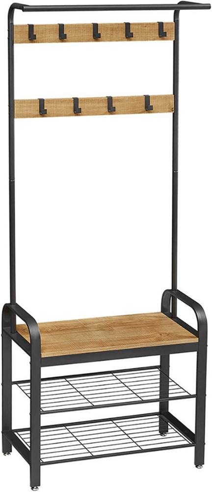 Industrieel garderoberek Rose