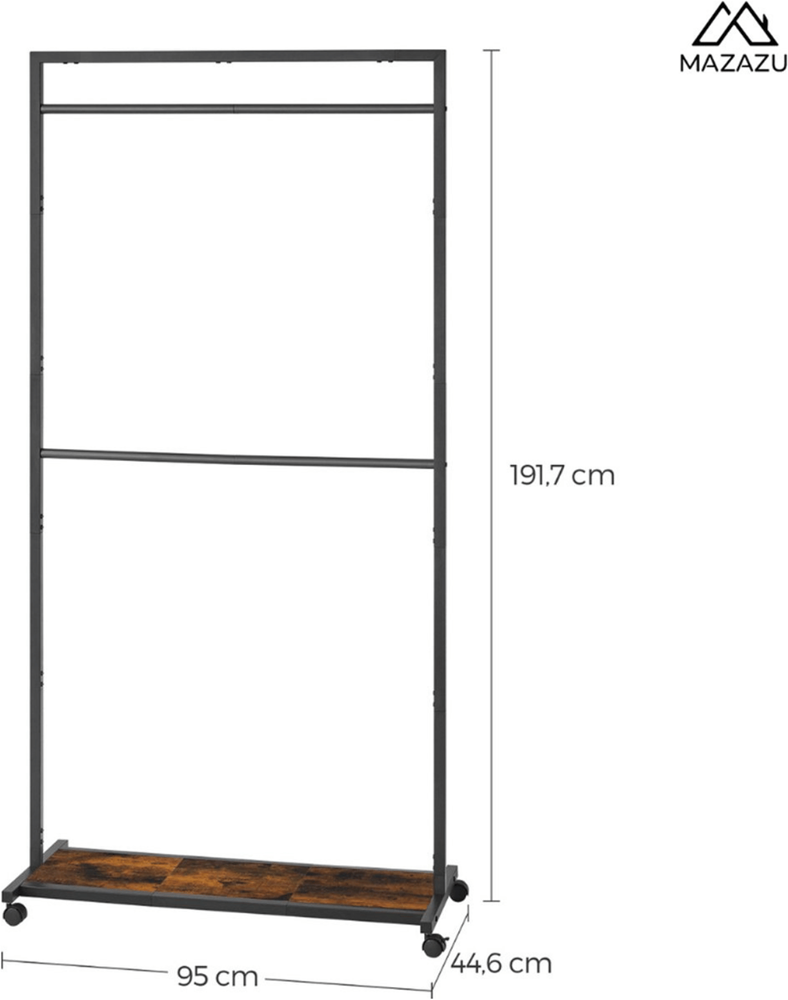 Industrieel kledingrek Sofia