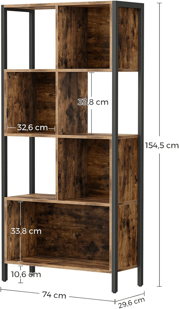 Industriële boekenkast Eliza
