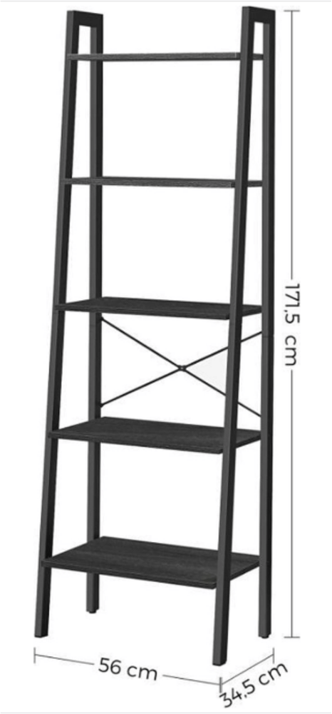 Industriële boekenkast Mia