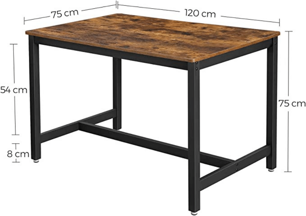Industriële eettafel Flora