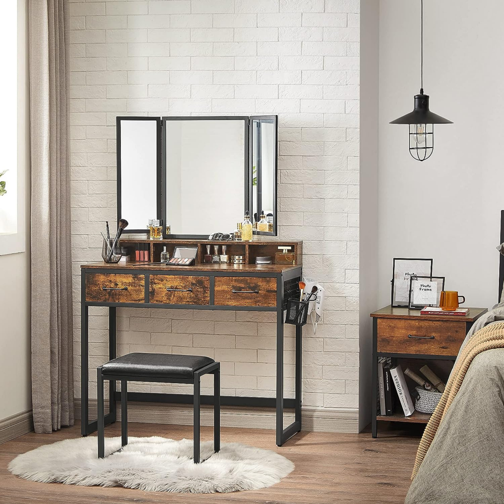 Industriële kaptafel Linsey