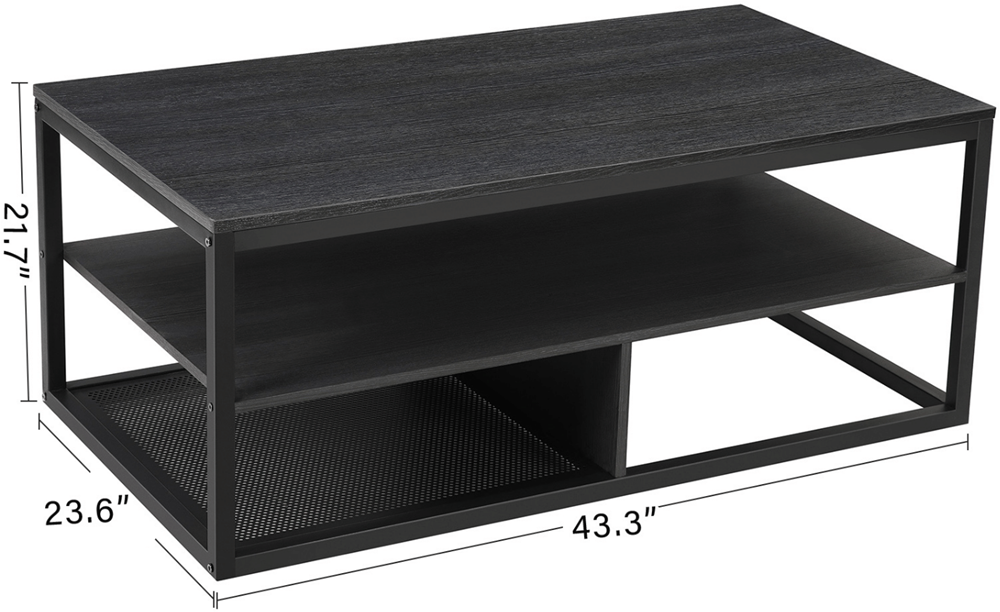 Industriële salontafel Jady