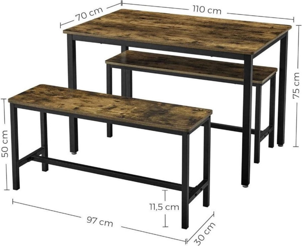 Industriële Tafel Henny