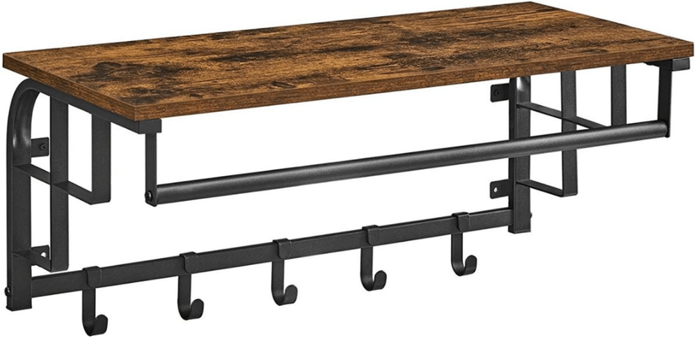 Industriële wandkapstok Isolde