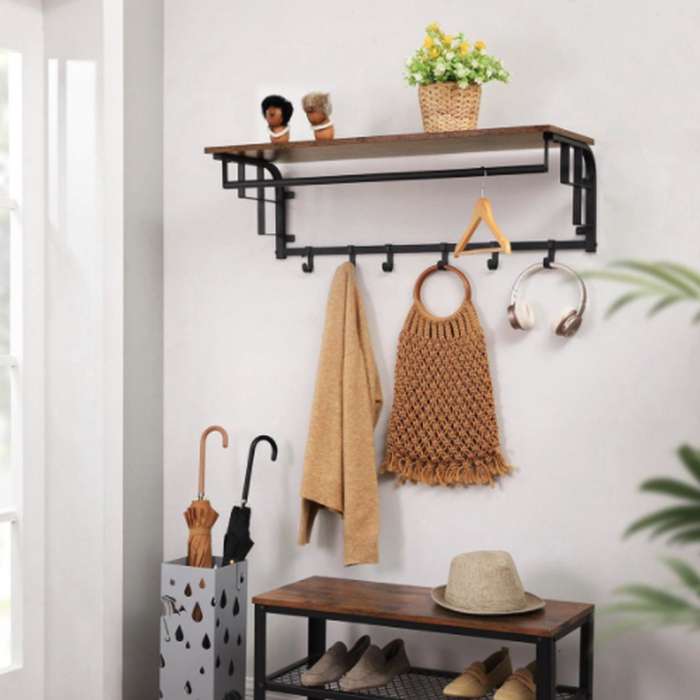 Industriële wandkapstok Kiki
