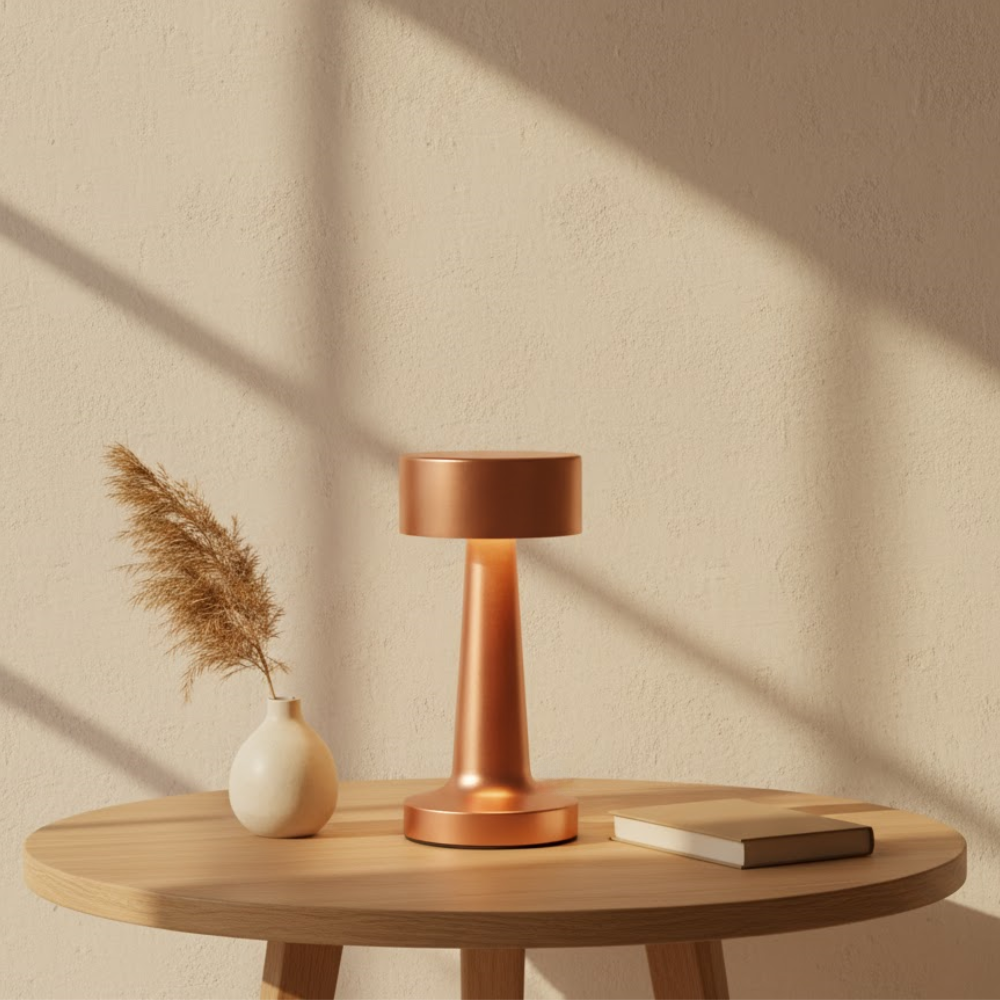 OMNIEXA Tafellamp Rose Goud Lázaro