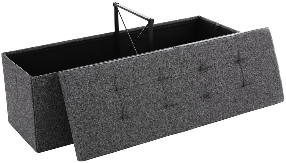 MAZAZU Opbergbank donkergrijs Opheryn