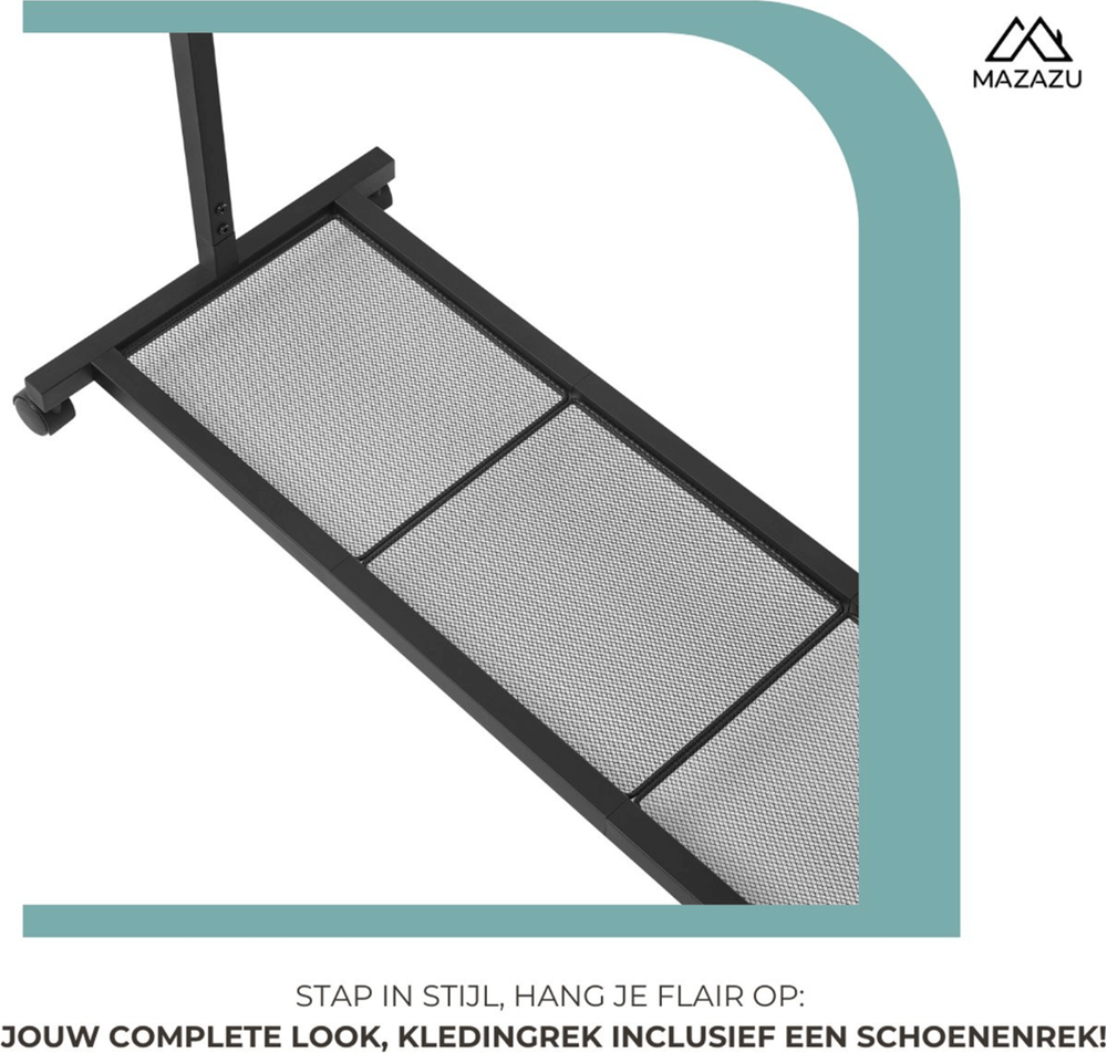 Industrieel kledingrek Mia