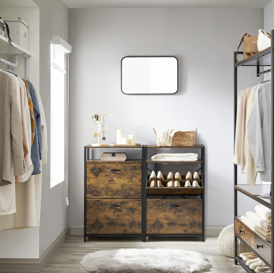 MAZAZU uitklapbare Schoenenkast Sabrine