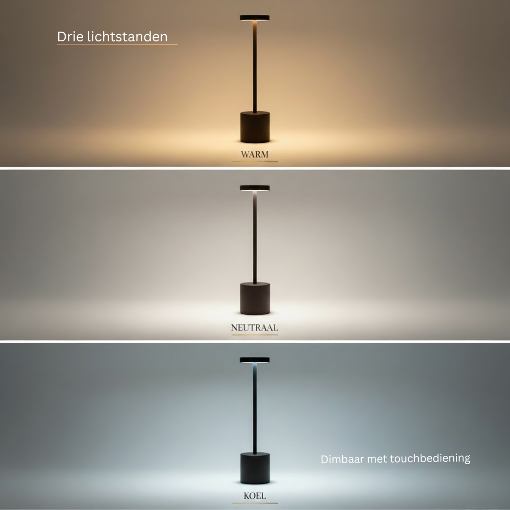 OMNIEXA Tafellamp Bruin Zenón