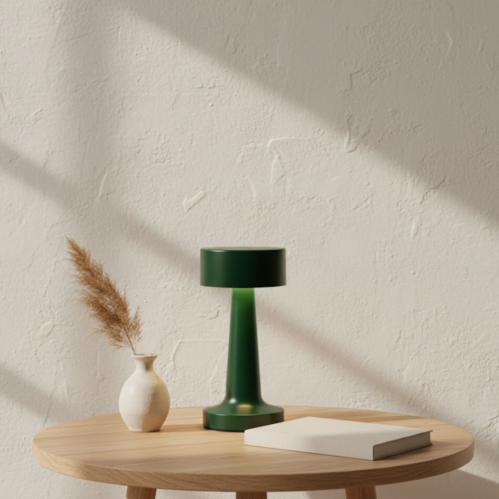 OMNIEXA Tafellamp Vintage Groen Lázaro