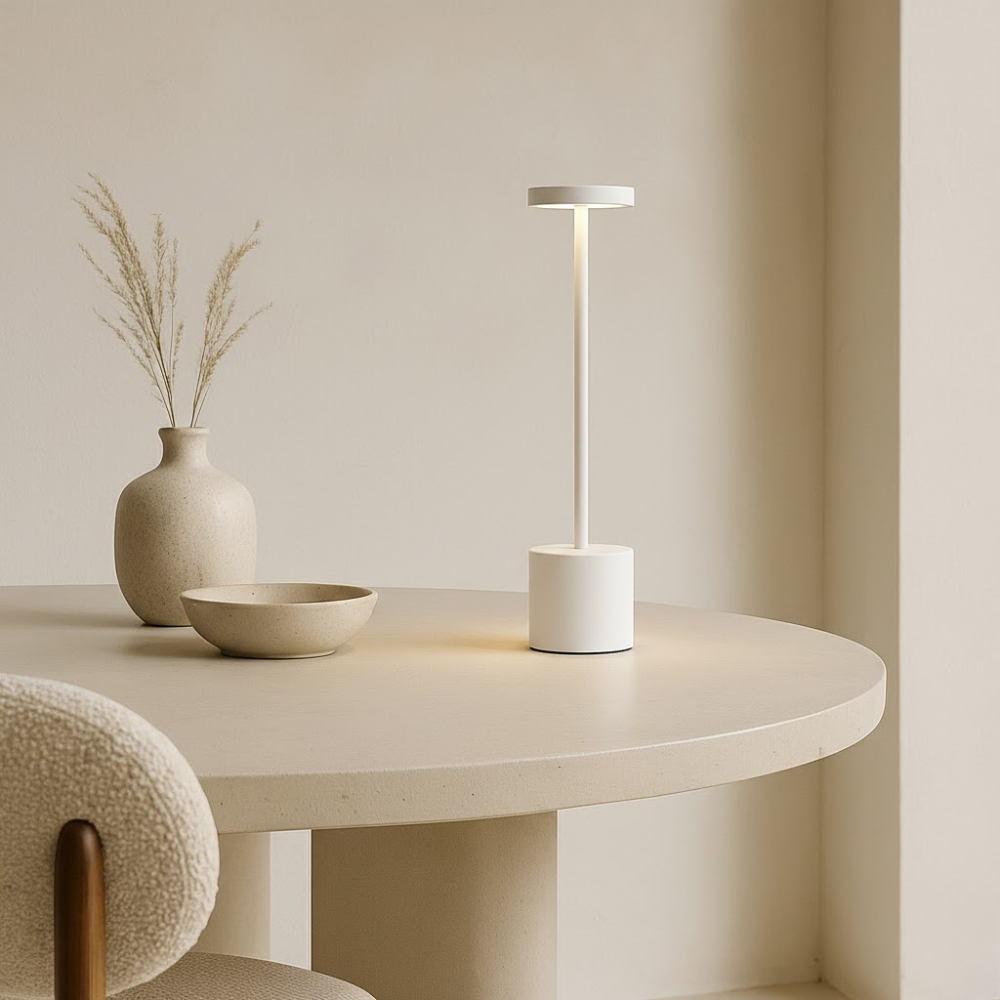 OMNIEXA Tafellamp Wit Zenón