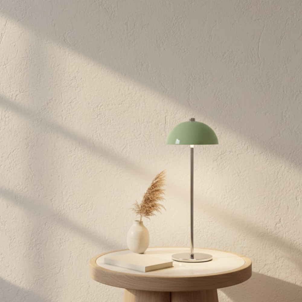 OMNIEXA Tafellamp Olive Groen Wilfredo