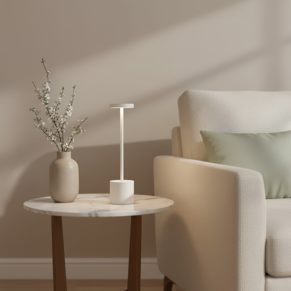 OMNIEXA Tafellamp Wit Zenón