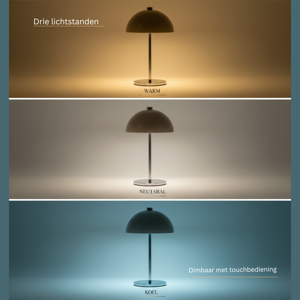 OMNIEXA Tafellamp Taube Bruin Wilfredo