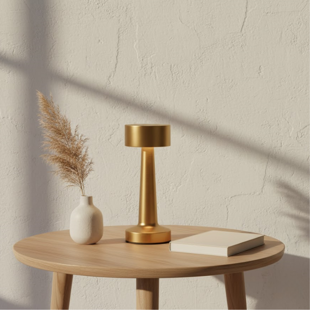 OMNIEXA Tafellamp Goud Lázaro