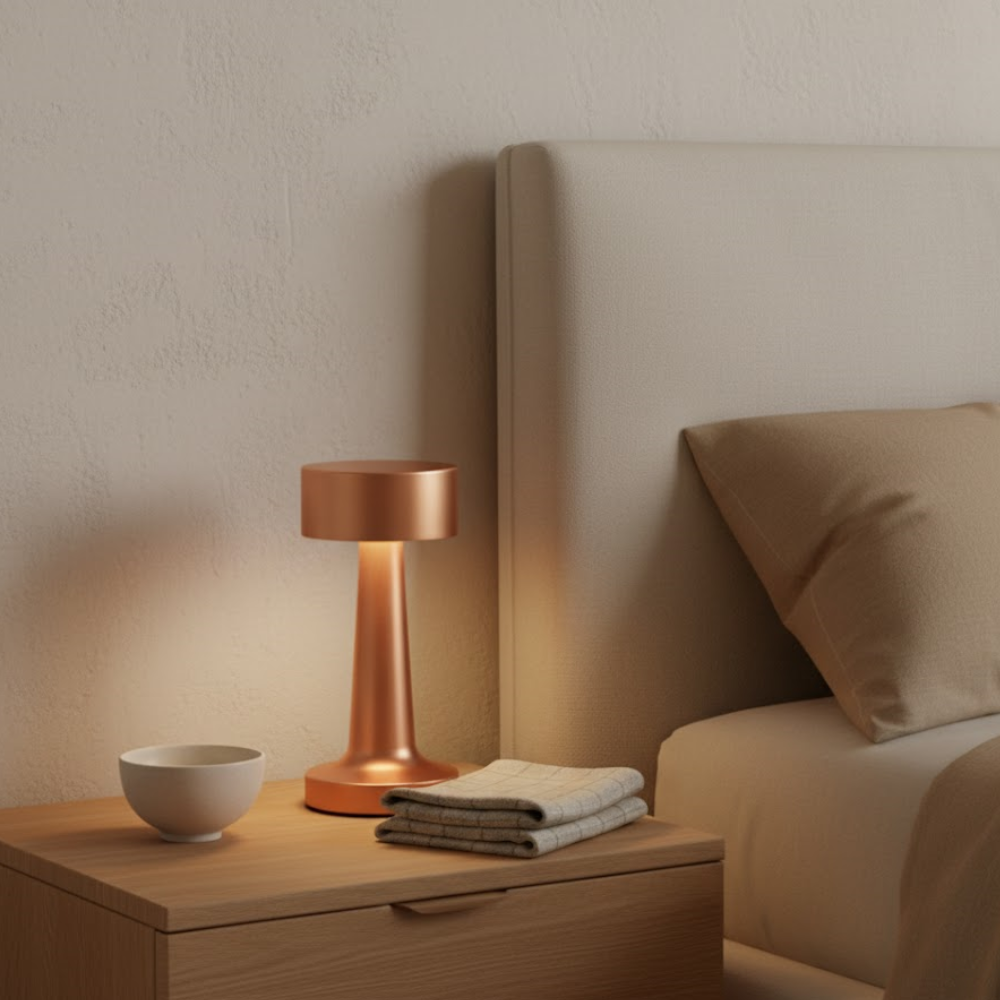 OMNIEXA Tafellamp Rose Goud Lázaro