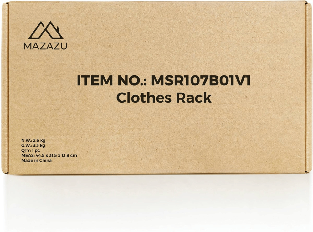 Industrieel kledingrek Saar - Metaal - Zwart