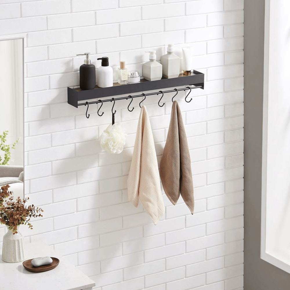 Wandkapstok met haken Paelyra