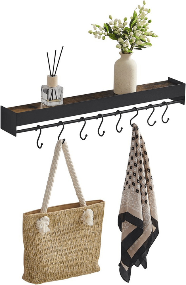 Wandkapstok met haken Paelyra