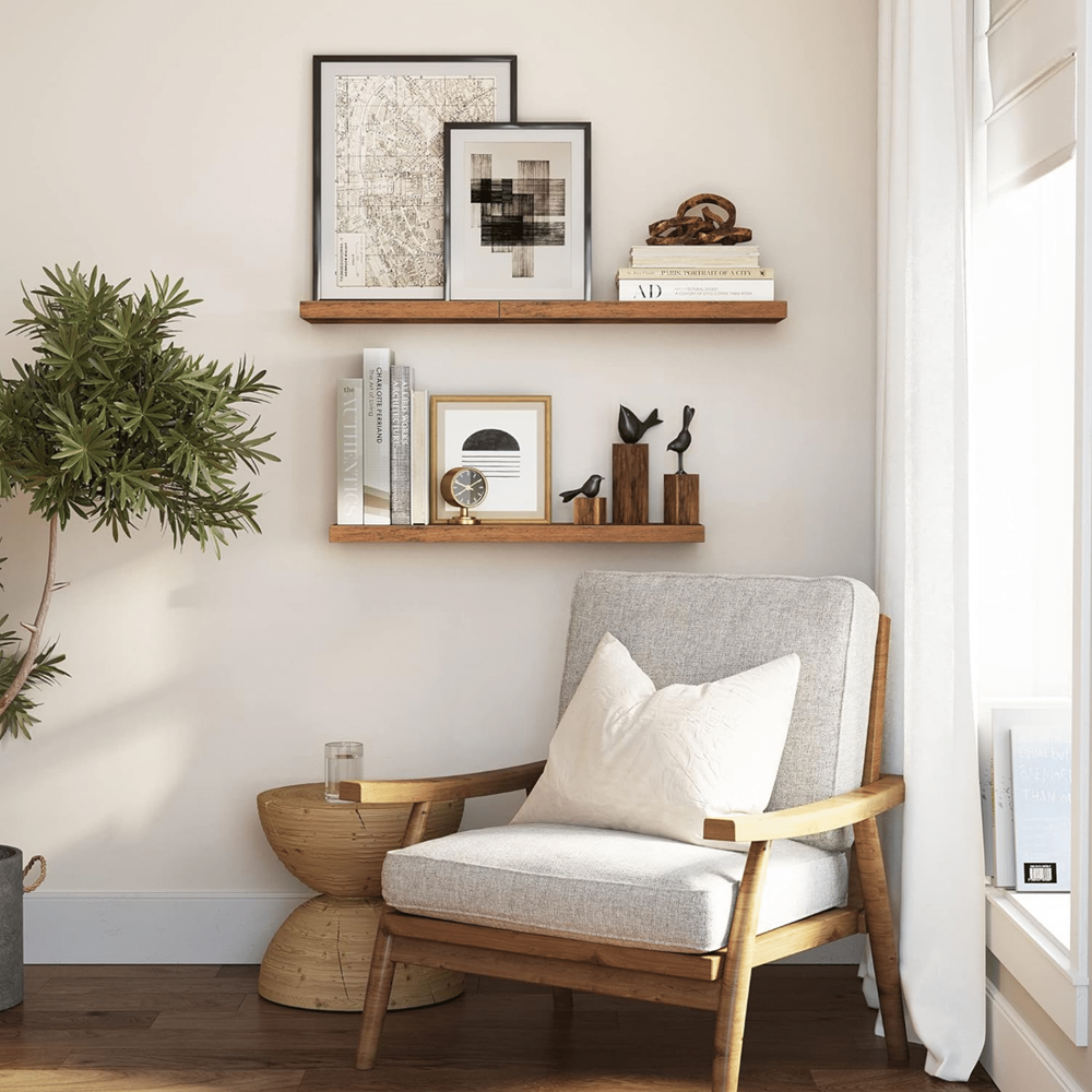Wandplank Lucca bruin 60 cm