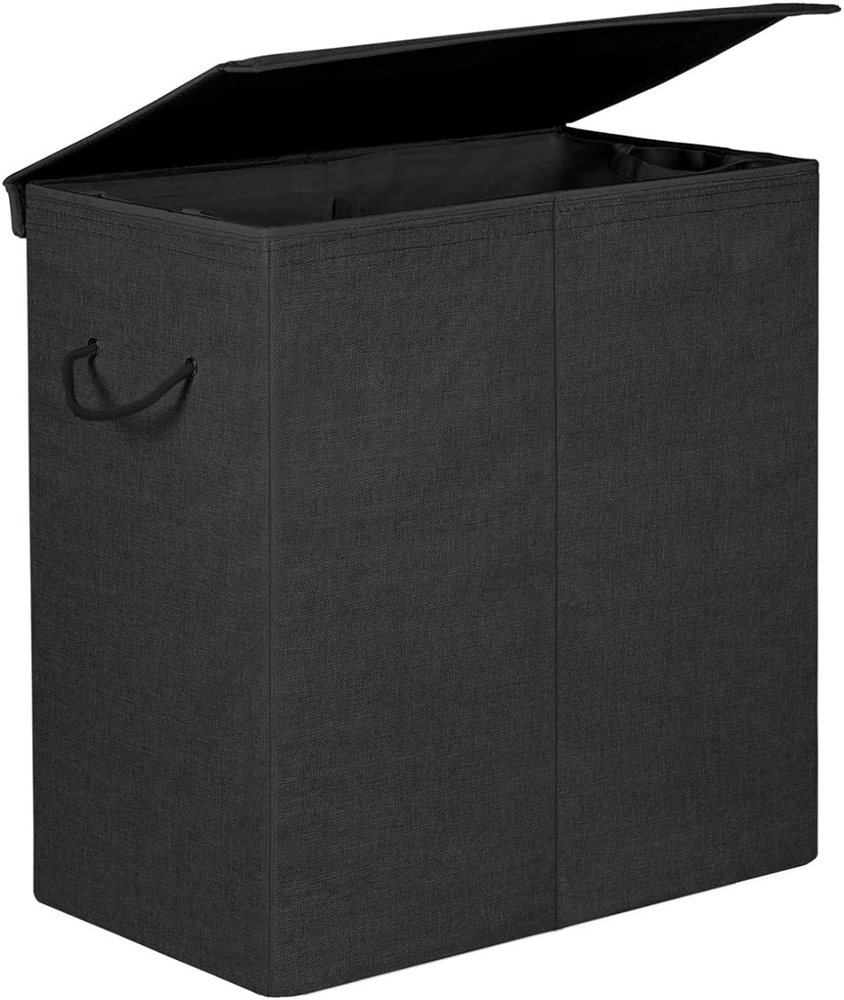 Wasmand Richard - zwart - 60x36x66 cm