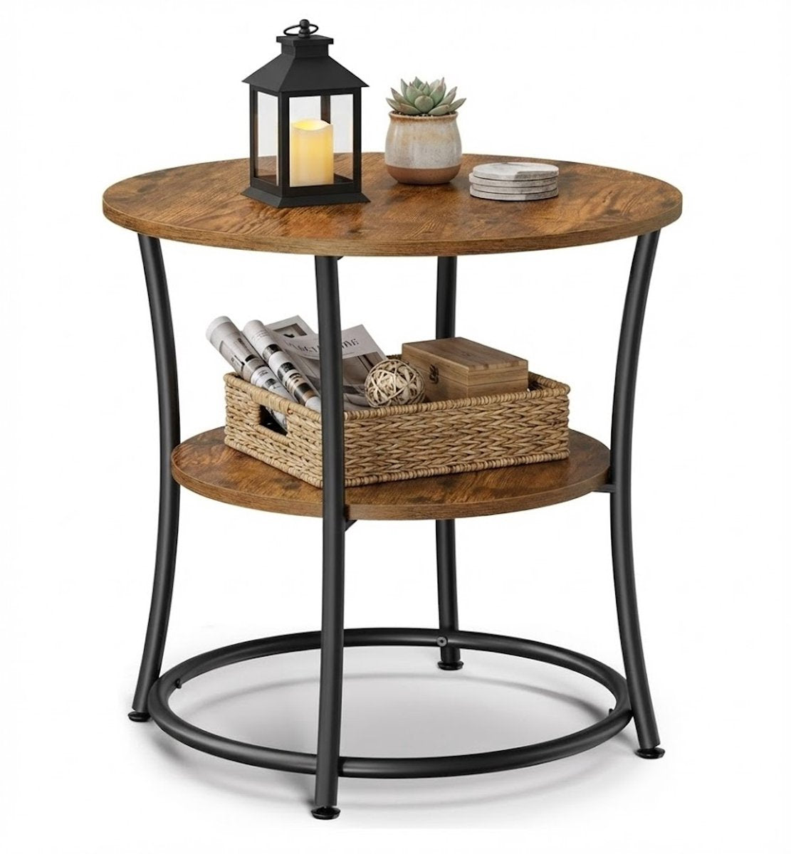 Industriële bijzettafel Berend