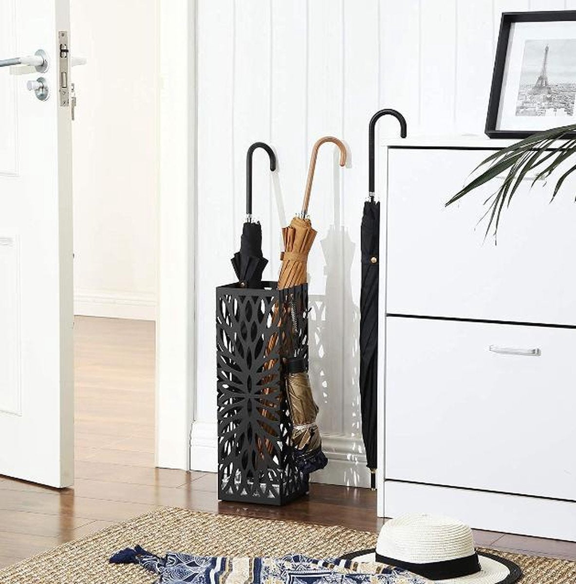 MAZAZU Parapluhouder Zwart Pinotello