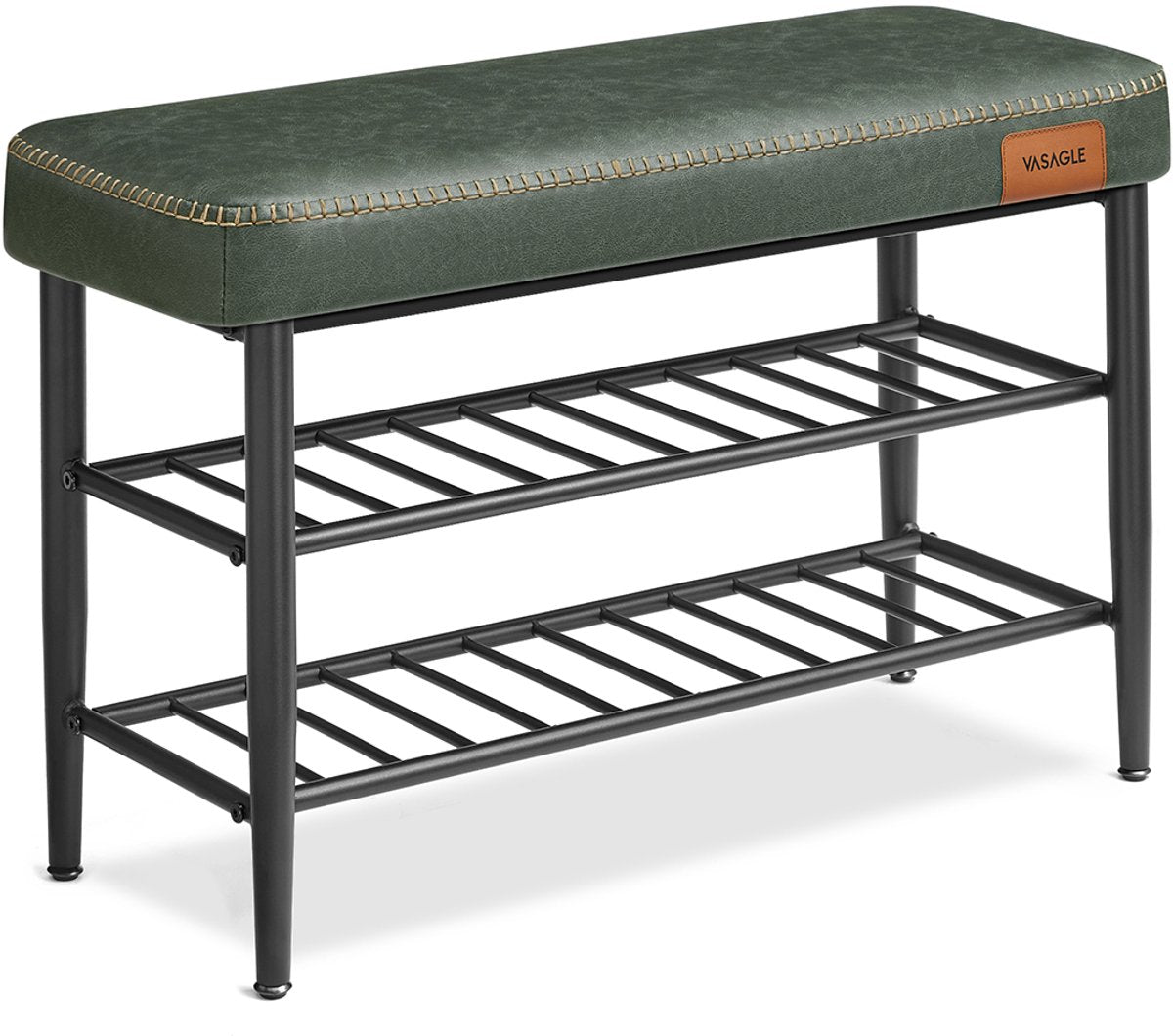 VASAGLE Schoenenbank groen Syzara