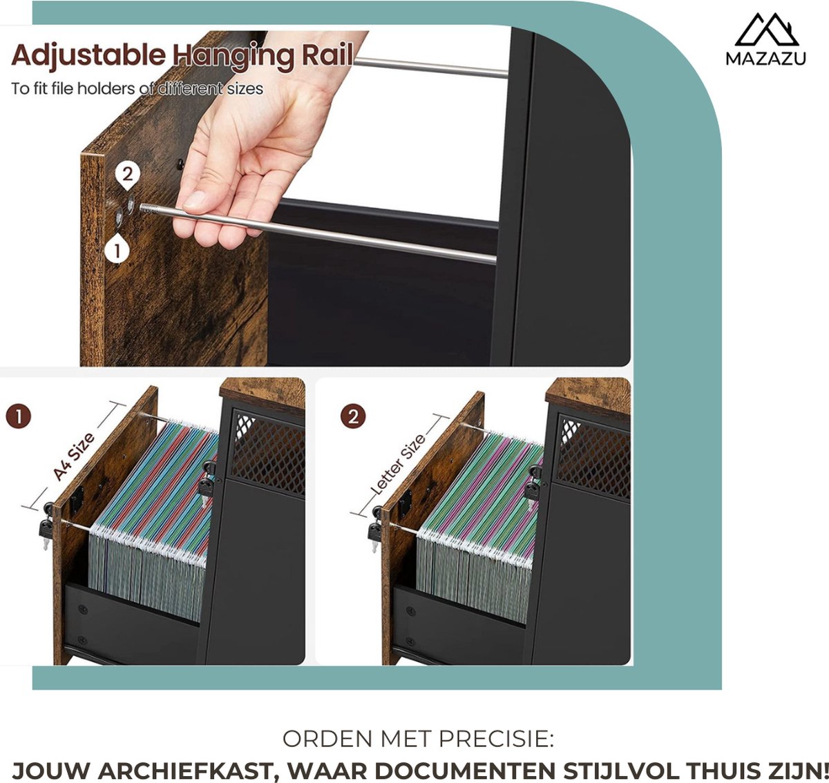 MAZAZU Industriele Archiefkast Astrael