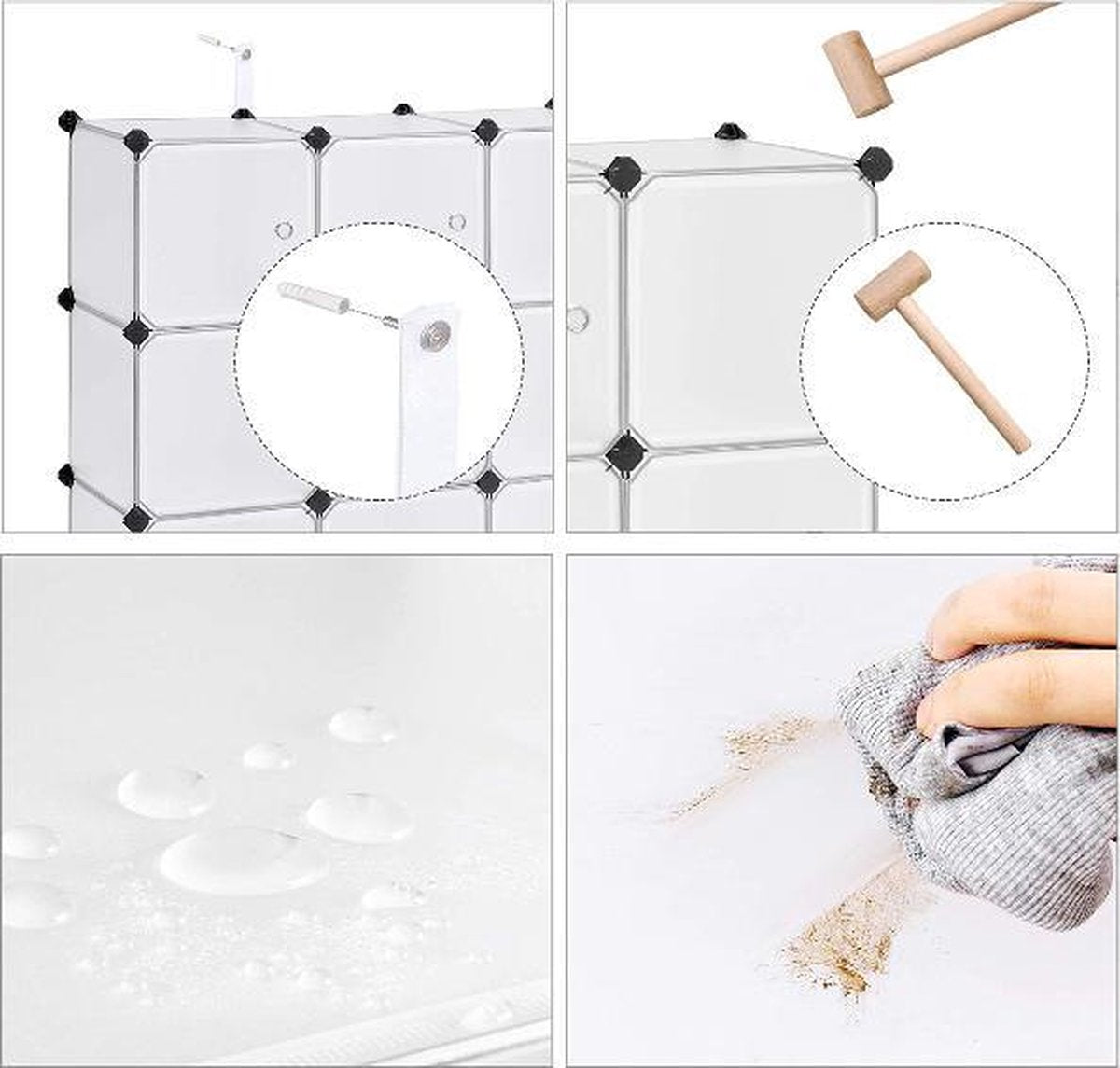 MAZAZU Opbergdozen Wit Oliver