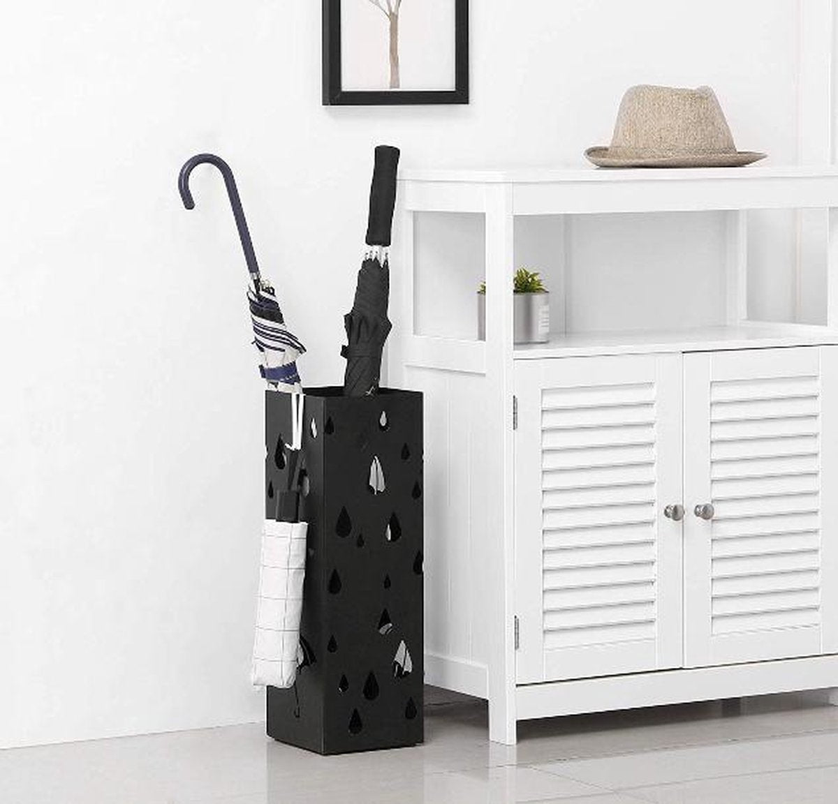 MAZAZU Paraplubak zwart Phyrion