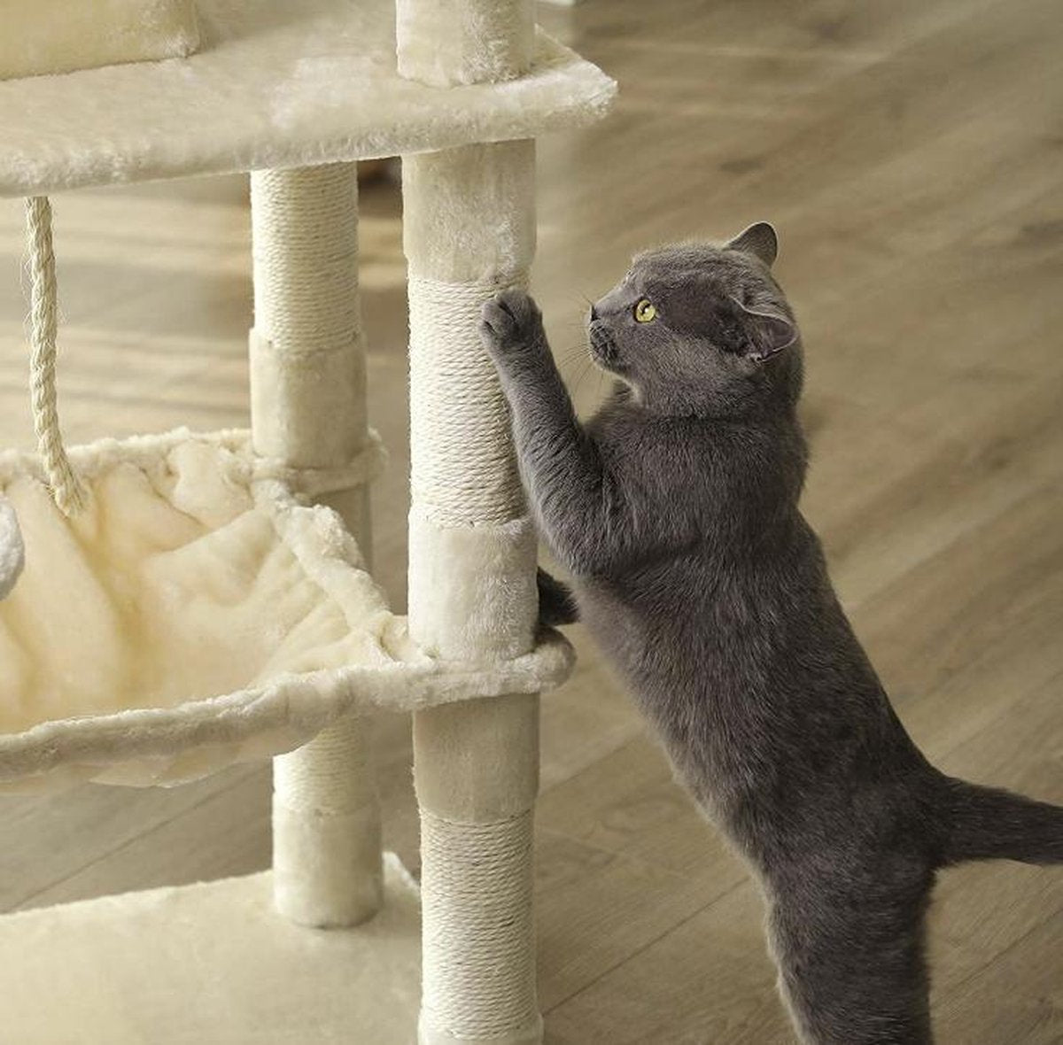 MAZAZU Kattenkrabpaal Beige Astrael