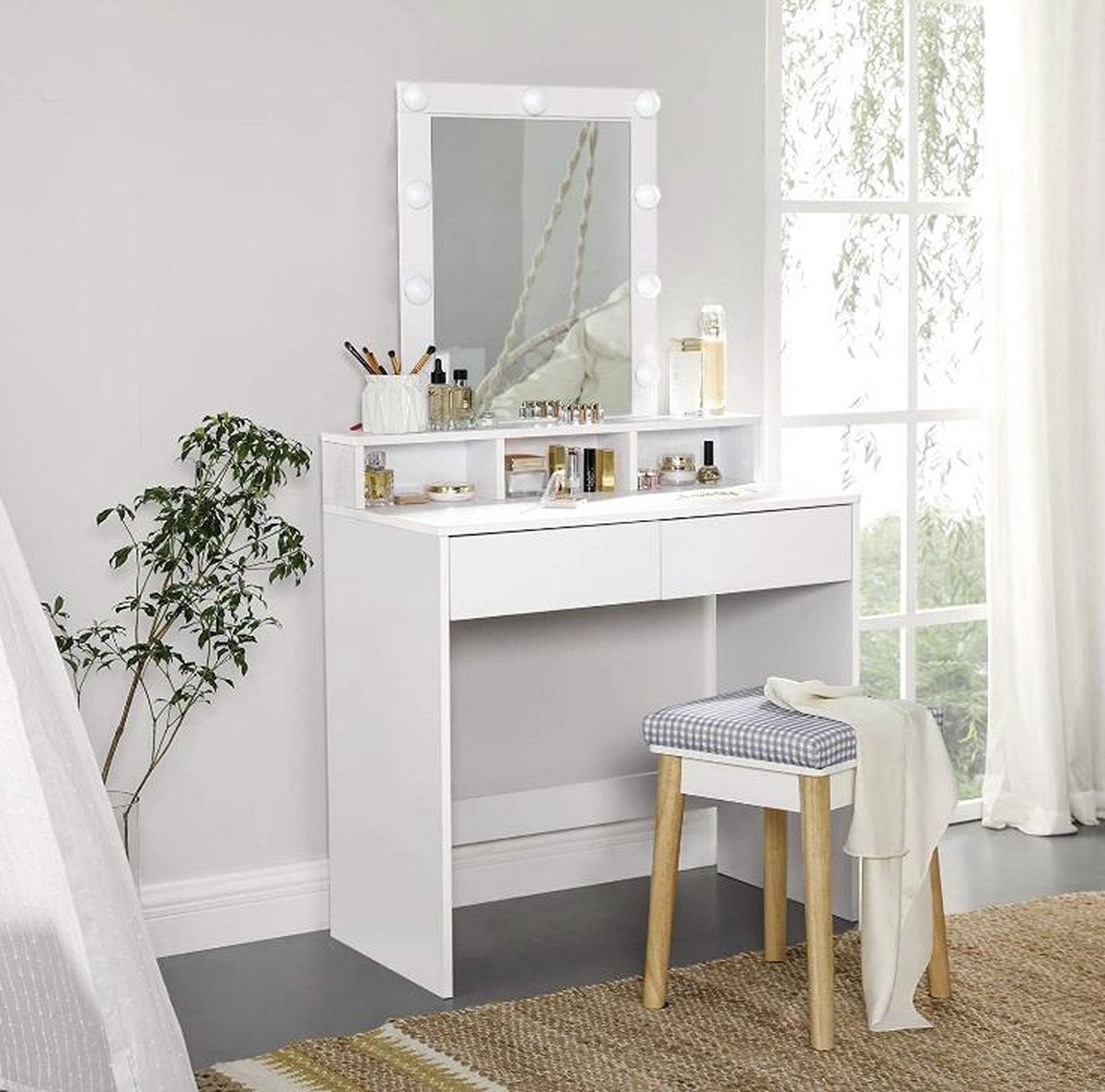 MAZAZU Kaptafel wit Vexaria