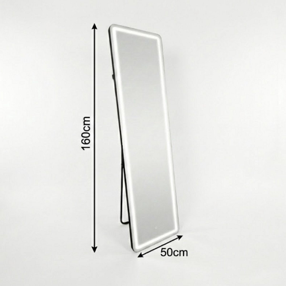 OMNIEXA LED spiegel staand Calyndor 160cm x 40cm