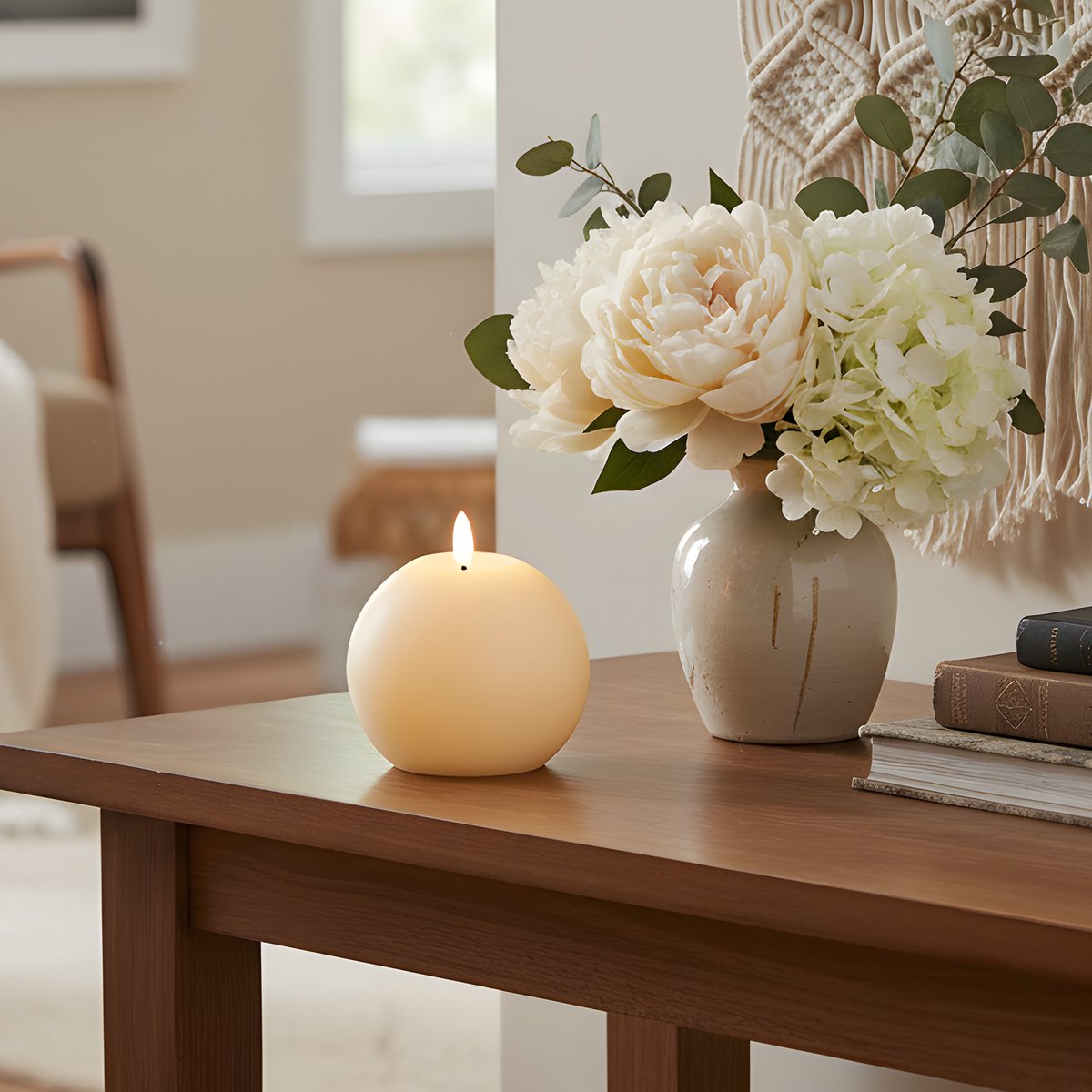 OMNIEXA LED Bolkaars Crème - Glad Design - Ø 10,5 cm